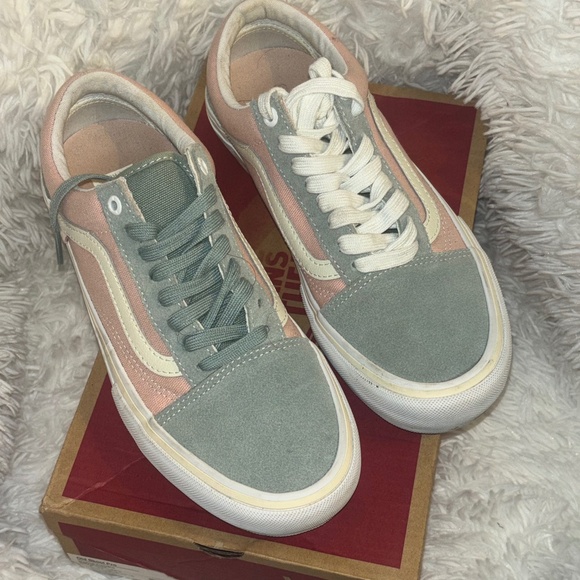 VANS OLD SKOOL PRO SHOES (WASHOUT) - Picture 1 of 2